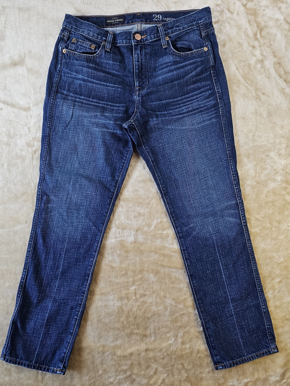 J.Crew Vintage Straight Denim Jeans